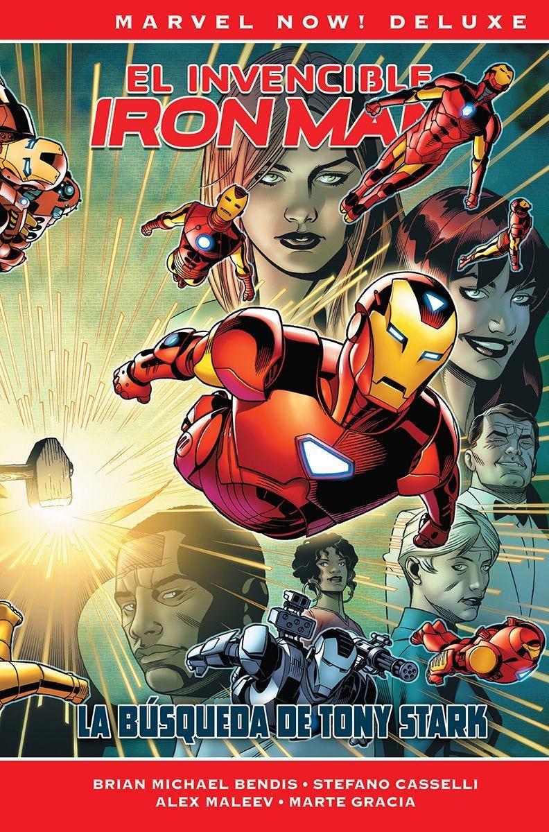 Marvel Now! Deluxe. El Invencible Iron Man 5. La búsqueda de Tony Stark | N0223-PAN03 | Brian Michael Bendis, Stefano Caselli | Terra de Còmic - Tu tienda de cómics online especializada en cómics, manga y merchandising