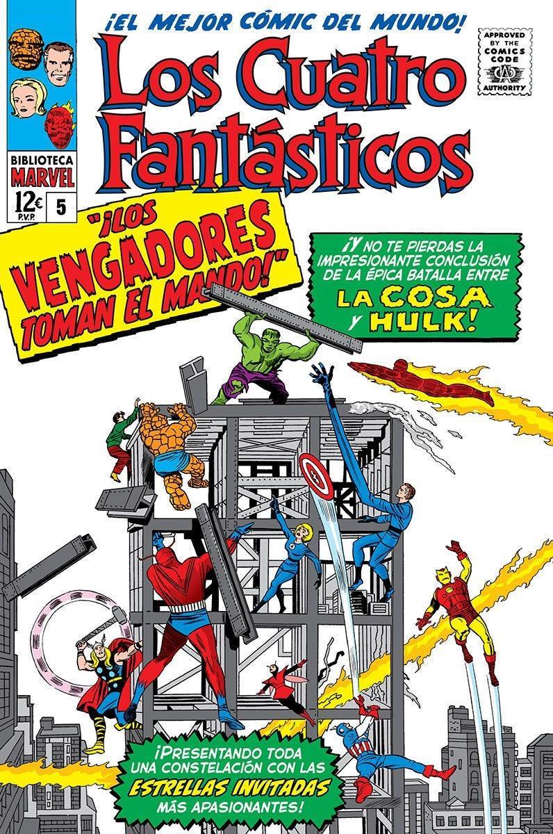 Biblioteca Marvel. Los 4 Fantásticos 5. 1963-64 | N0423-PAN33 | Jack Kirby, Stan Lee | Terra de Còmic - Tu tienda de cómics online especializada en cómics, manga y merchandising