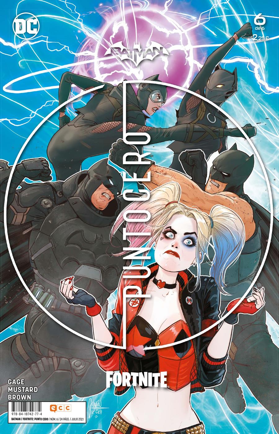 Batman/Fortnite: Punto cero núm. 6 de 6 | N0721-ECC98 | Christos N. Gage, Donald Mustard, Reilly Brown | Terra de Còmic - Tu tienda de cómics online especializada en cómics, manga y merchandising