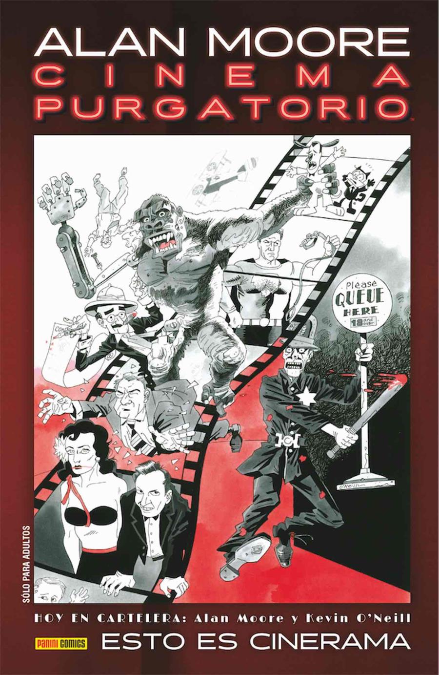 Cinema Purgatorio: Esto es Cinerama | N0521-PAN08 | Kevin O?Neill, Alan Moore | Terra de Còmic - Tu tienda de cómics online especializada en cómics, manga y merchandising