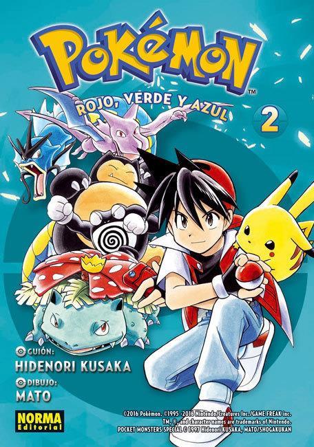 Pokémon 2. Rojo, Verde Y Azul 2 | N0216-NOR13 | Kusaka / Mato | Terra de Còmic - Tu tienda de cómics online especializada en cómics, manga y merchandising