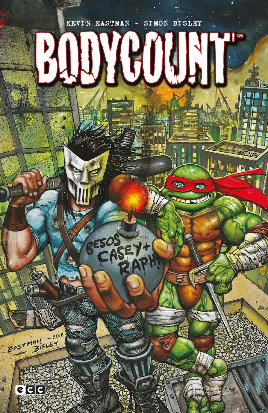 Las Tortugas Ninja: Bodycount | N1223-ECC31 | Kevin Eastman, Simon Bisley | Terra de Còmic - Tu tienda de cómics online especializada en cómics, manga y merchandising