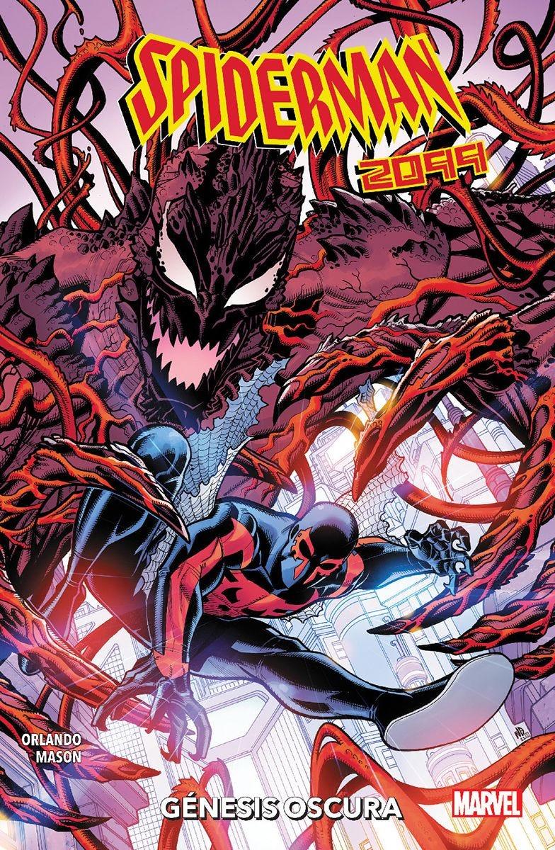 Spiderman 2099: Génesis Oscura | N0524-PAN40 | Justin Mason, Steve Orlando | Terra de Còmic - Tu tienda de cómics online especializada en cómics, manga y merchandising