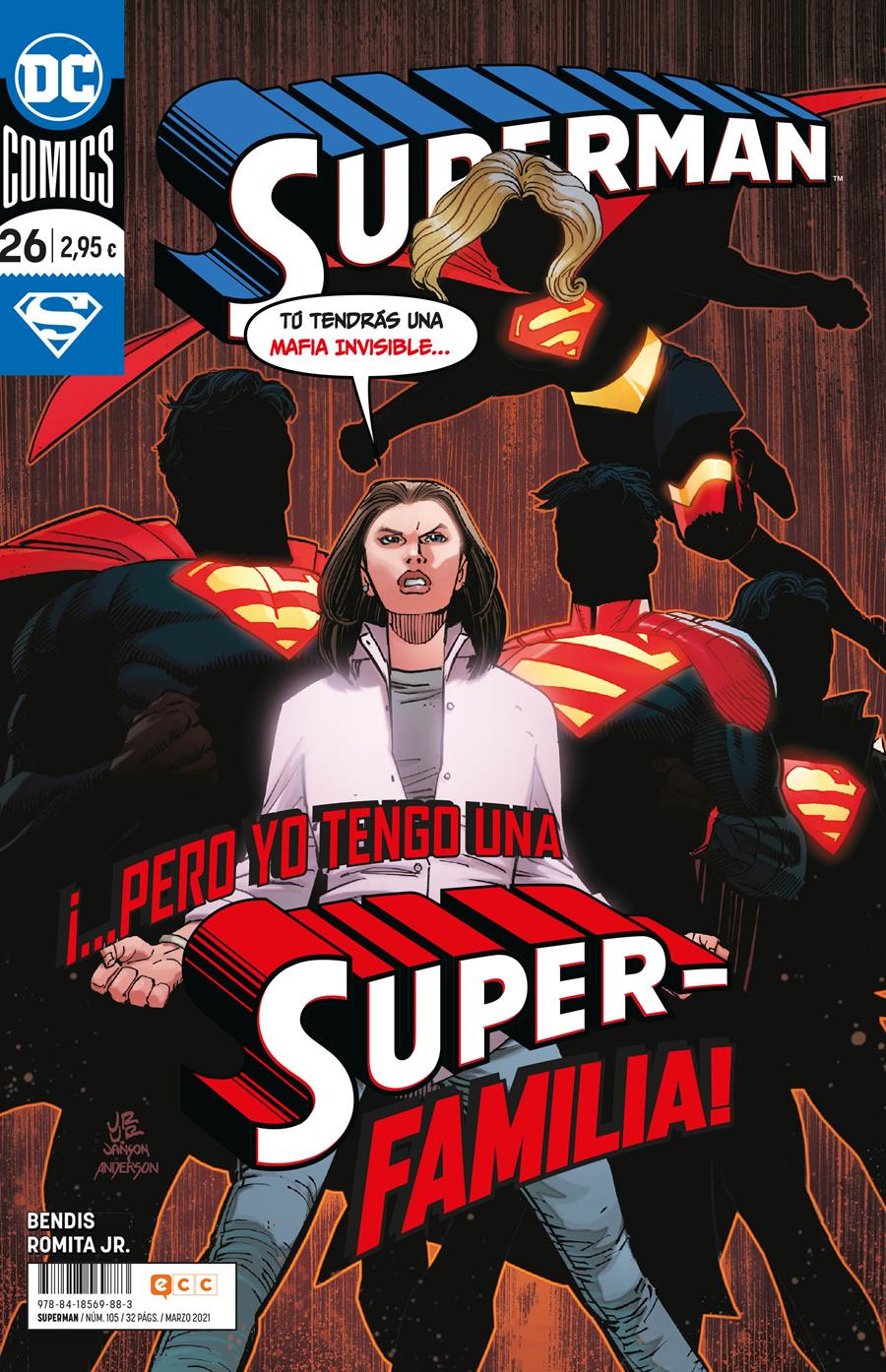 Superman núm. 105/ 26 | N0321-ECC34 | Brian Michael Bendis / Collin Kelley / Cully Hamner / Jackson Lanzing / John Romita Jr. | Terra de Còmic - Tu tienda de cómics online especializada en cómics, manga y merchandising