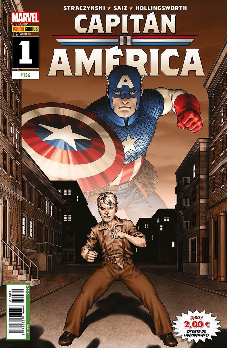 Capitán América 1 | N0124-PAN36 | Jesús Saiz, J. Michael Straczynski | Terra de Còmic - Tu tienda de cómics online especializada en cómics, manga y merchandising