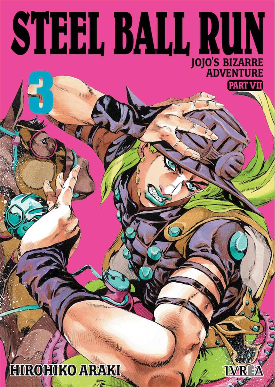 Jojo'sBizarre Adventure Parte 7: Steel Ball Run 03 | N0222-IVR16 | Hirohiko Araki | Terra de Còmic - Tu tienda de cómics online especializada en cómics, manga y merchandising
