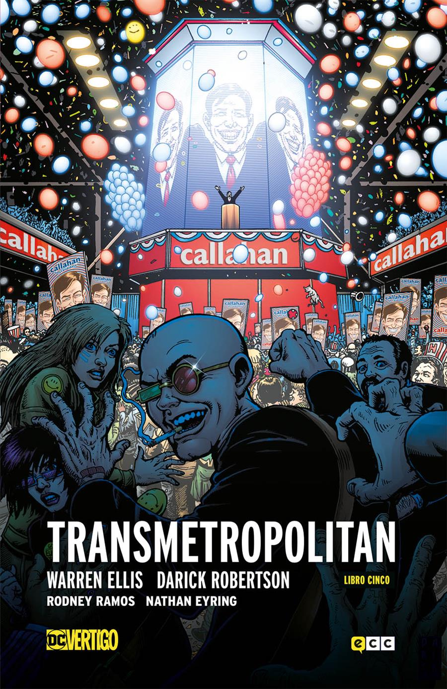 Transmetropolitan. Libro 05 | N0720-ECC27 | Darick Robertson / Warren Ellis | Terra de Còmic - Tu tienda de cómics online especializada en cómics, manga y merchandising