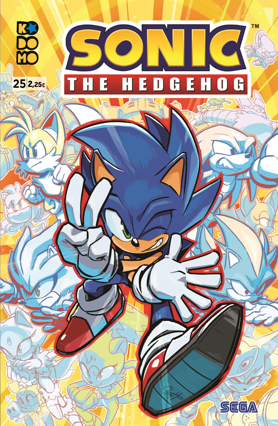 Sonic The Hedgehog núm. 25 | N0821-ECC46 | Adam Bryce Thomas / Ian Flynn | Terra de Còmic - Tu tienda de cómics online especializada en cómics, manga y merchandising