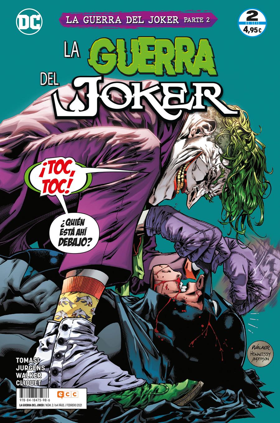 La guerra del Joker núm. 02 de 6 | N0221-ECC04 | Brad Walker / Dan Jurgens / Peter Tomasi / Ronan Cliquet | Terra de Còmic - Tu tienda de cómics online especializada en cómics, manga y merchandising
