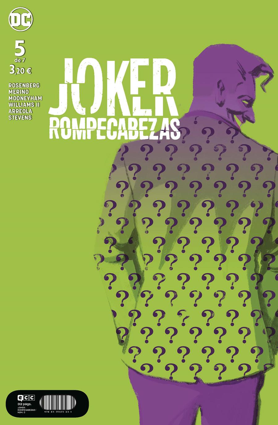 Joker: Rompecabezas núm. 5 de 7 | N0722-ECC18 | Chris Mooneyham / Freddie Williams II / Jesús Merino / Matthew Rosenberg | Terra de Còmic - Tu tienda de cómics online especializada en cómics, manga y merchandising