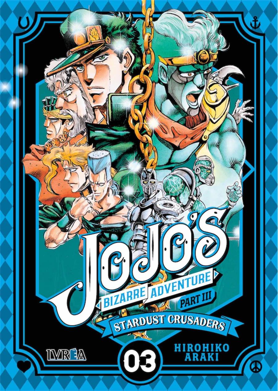 JoJo's Bizarre adventure parte 3: Stardust crusaders 03 | N0318-IVR07 | Hirohiko Araki | Terra de Còmic - Tu tienda de cómics online especializada en cómics, manga y merchandising
