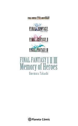 Final Fantasy I, II, III Memory of Heroes (novela) | N1022-PLA024 | Takashi Umemura | Terra de Còmic - Tu tienda de cómics online especializada en cómics, manga y merchandising