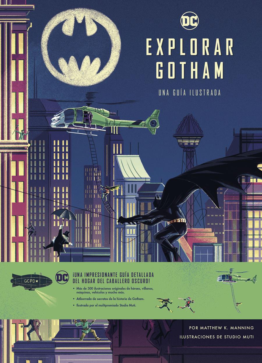 Explorar Gotham. Guia ilustrada | N0421-NOR29 | Matthew k. Manning, Studio Muti | Terra de Còmic - Tu tienda de cómics online especializada en cómics, manga y merchandising