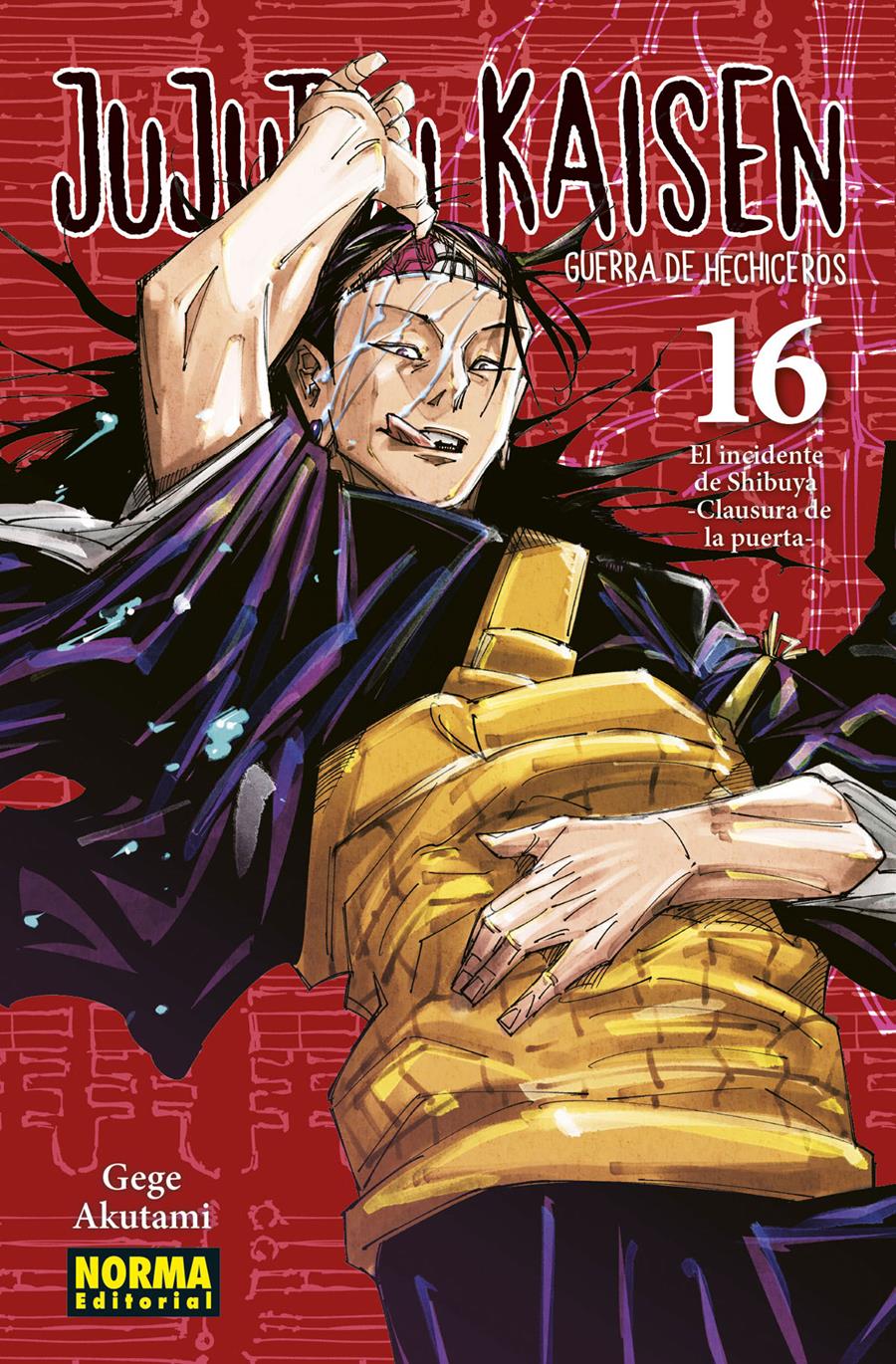 Jujutsu Kaisen 16 | N0422-NOR22 | Gege Akutami | Terra de Còmic - Tu tienda de cómics online especializada en cómics, manga y merchandising