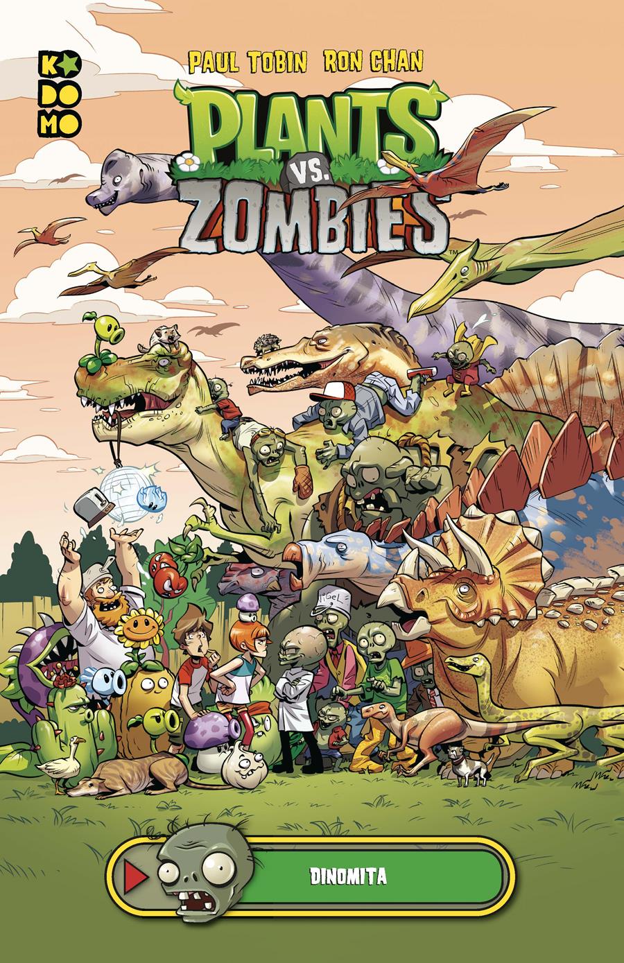 Plants vs. Zombies: Dinomita | N0922-ECC57 | Paul Tobin / Philip Murray / Ron Chan | Terra de Còmic - Tu tienda de cómics online especializada en cómics, manga y merchandising