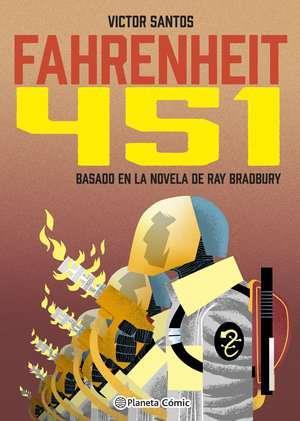 Fahrenheit 451 (novela gráfica) | N0223-PLA06 | Víctor Santos | Terra de Còmic - Tu tienda de cómics online especializada en cómics, manga y merchandising