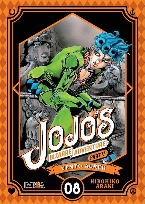 Jojo's Bizarre adventure parte 5: Vento Aureo 08 | N0720-IVR03 | Hirohiko Araki | Terra de Còmic - Tu tienda de cómics online especializada en cómics, manga y merchandising