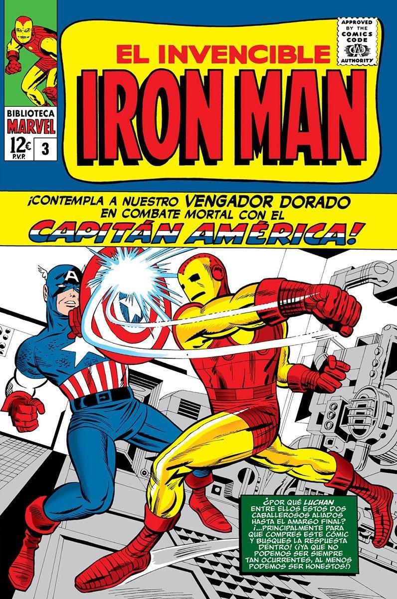 Biblioteca Marvel 23. El Invencible Iron Man 3 | N0723-PAN40 | Stan Lee, Don Heck | Terra de Còmic - Tu tienda de cómics online especializada en cómics, manga y merchandising