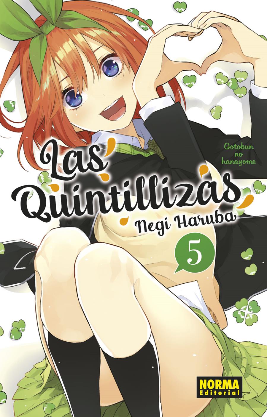 Las quintillizas 05 | N0121-NOR17 | Negi Haruba | Terra de Còmic - Tu tienda de cómics online especializada en cómics, manga y merchandising