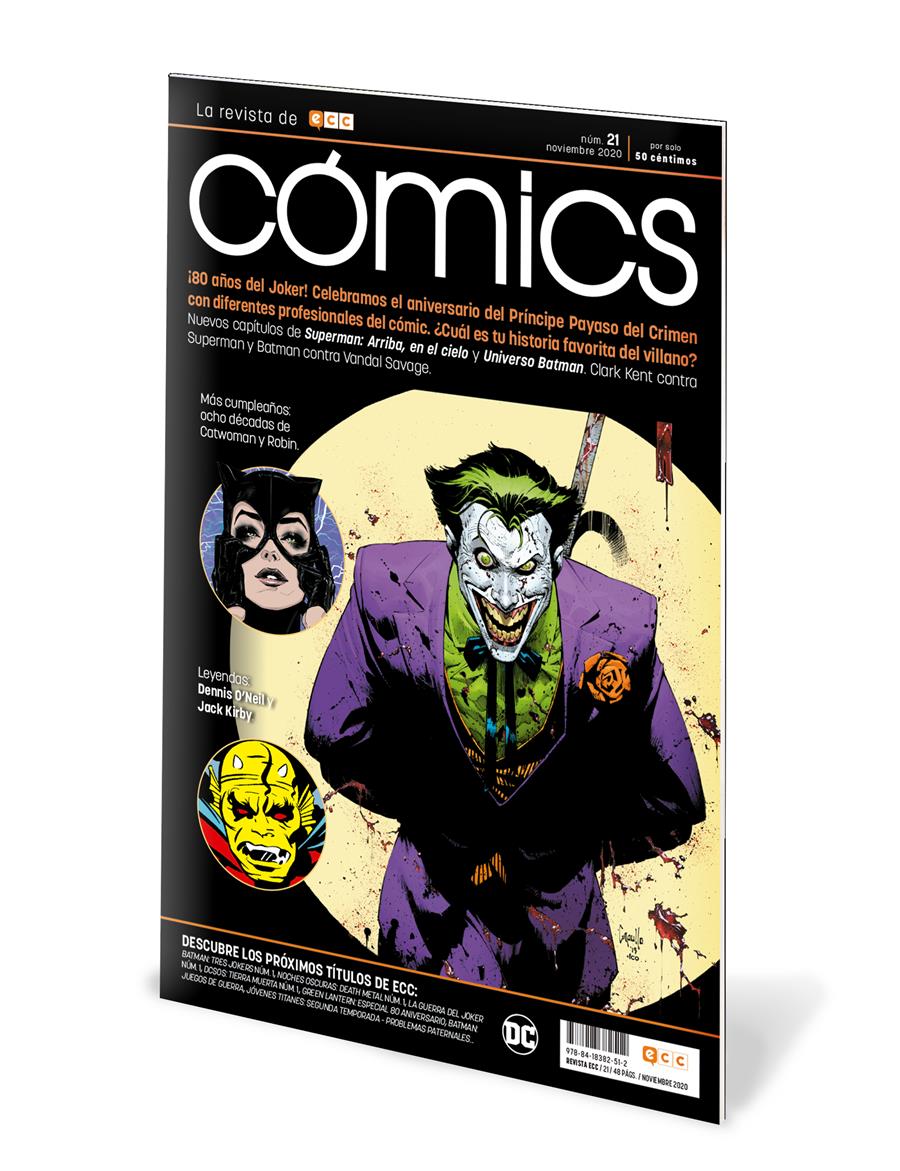ECC Cómics núm. 21 (Revista) | N1120-ECC33 | Andy Kubert / Brian Michael Bendis / Nick Derington / Tom King | Terra de Còmic - Tu tienda de cómics online especializada en cómics, manga y merchandising