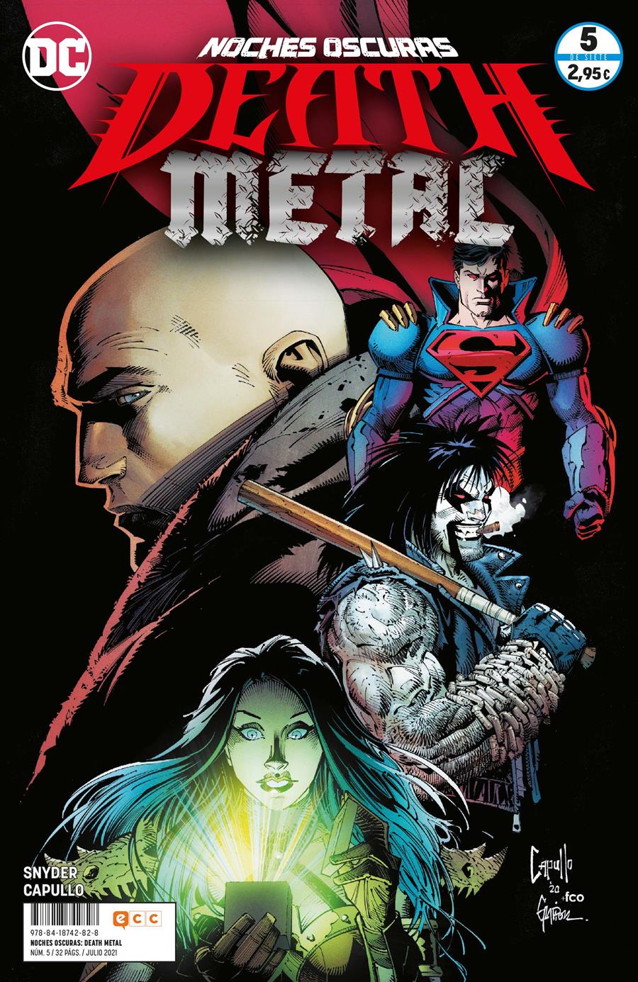 Noches oscuras: Death Metal núm. 05 de 7 | N0721-ECC15 | Greg Capullo / Scott Snyder | Terra de Còmic - Tu tienda de cómics online especializada en cómics, manga y merchandising