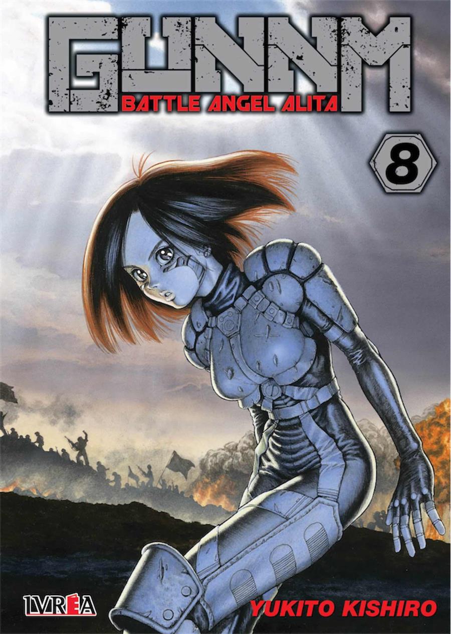 Gunnm. Battle Angel Alita 08 | N0718-IVR01 | Yukito Kishiro | Terra de Còmic - Tu tienda de cómics online especializada en cómics, manga y merchandising