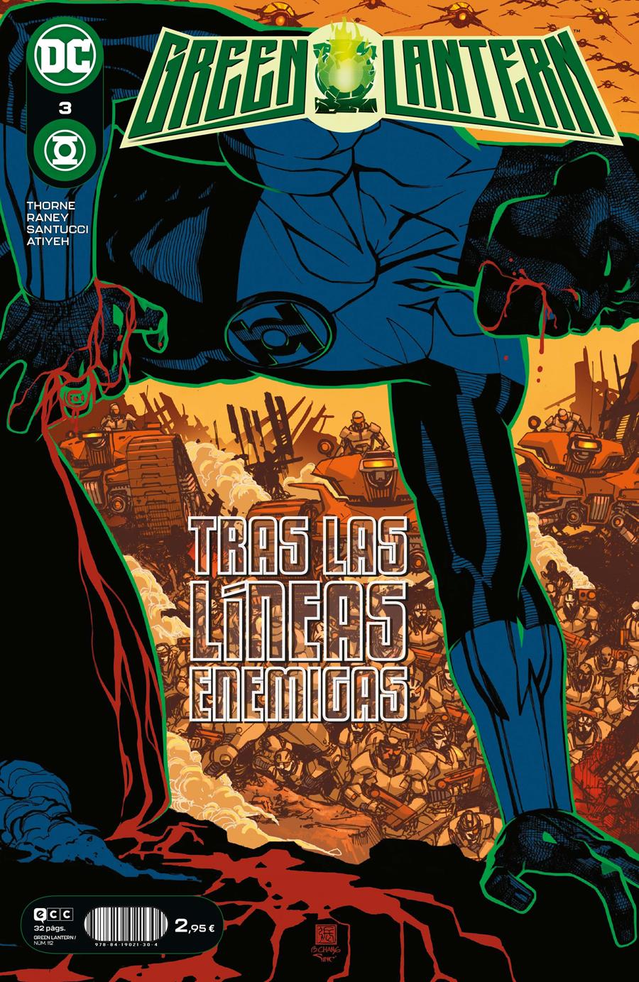 Green Lantern núm. 3/ 112 | N0122-ECC16 | Geoffrey Thorne / Marco Santucci / Tom Raney | Terra de Còmic - Tu tienda de cómics online especializada en cómics, manga y merchandising