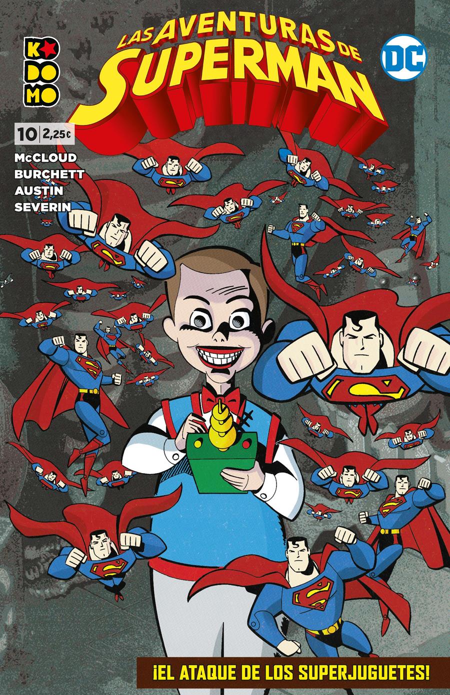 Las aventuras de Superman núm. 10 | N0222-ECC45 | Rick Burchett / Scott McCloud | Terra de Còmic - Tu tienda de cómics online especializada en cómics, manga y merchandising