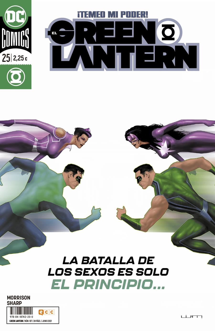 El Green Lantern núm. 107/ 25 | N0621-ECC17 | Grant Morrison / Liam Sharp | Terra de Còmic - Tu tienda de cómics online especializada en cómics, manga y merchandising