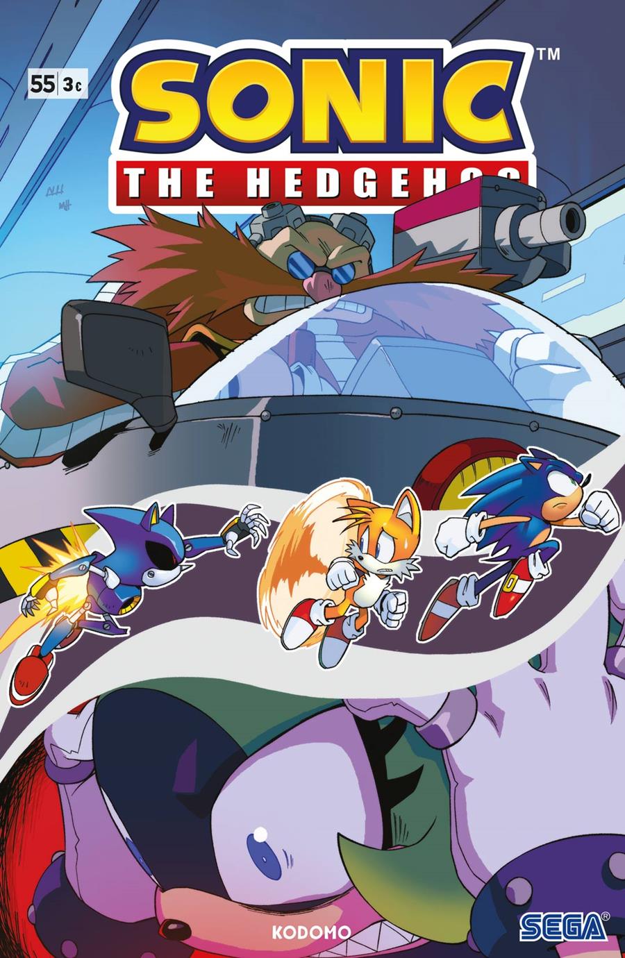 Sonic The Hedgehog núm. 55 | N0324-ECC35 | Adam Bryce Thomas / Evan Stanley | Terra de Còmic - Tu tienda de cómics online especializada en cómics, manga y merchandising