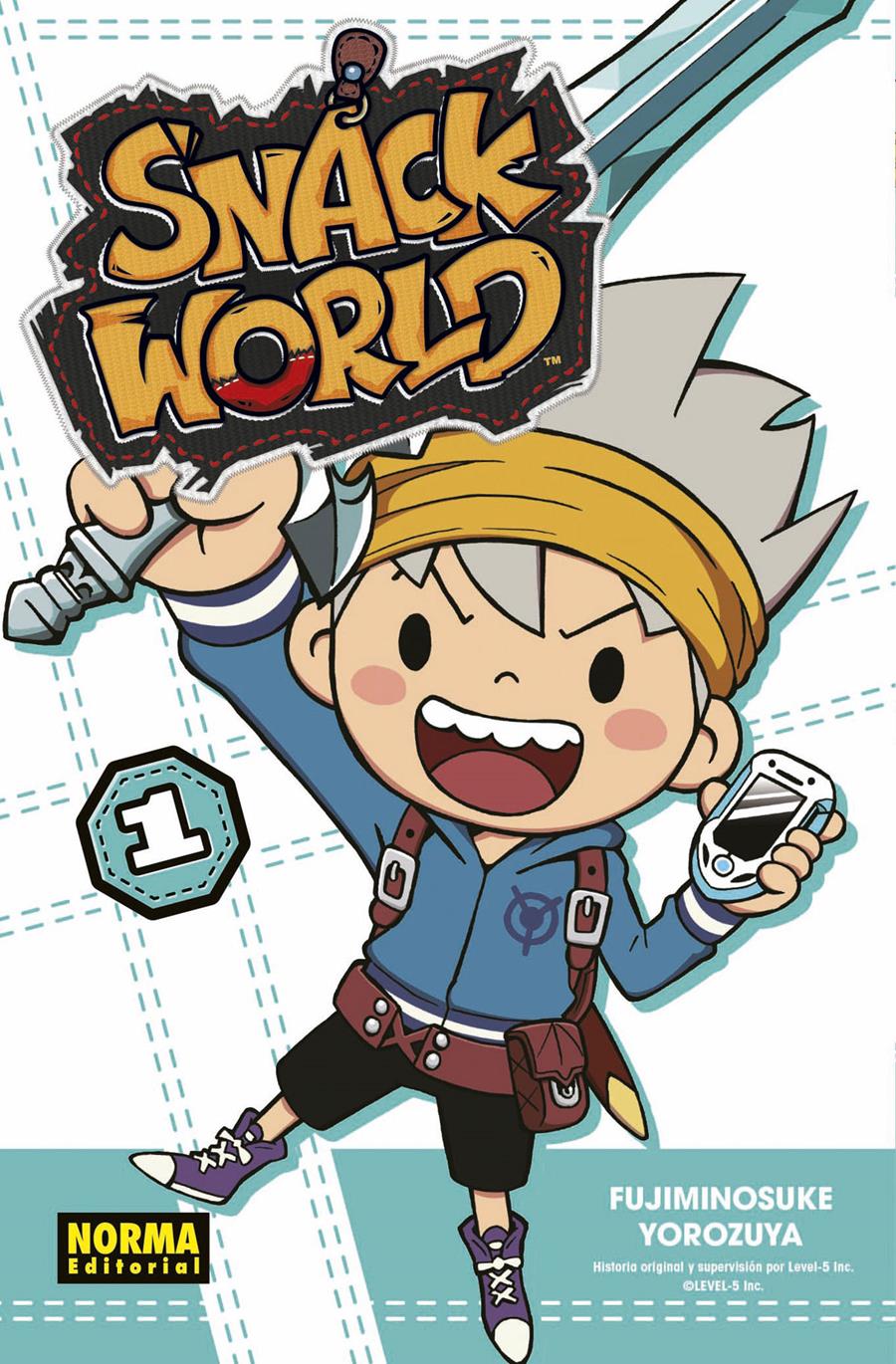 Snack world 01 | N1220-NOR23 | Fujiminosuke Yorozuya, Level-5 | Terra de Còmic - Tu tienda de cómics online especializada en cómics, manga y merchandising