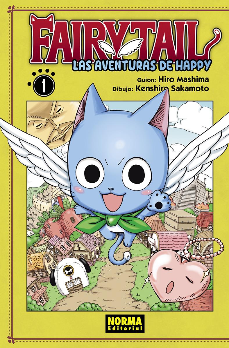 Fairy Tail aventuras de Happy 01 | N1123-NOR05 | Hiro Mashima, Kenshiro Sakamoto | Terra de Còmic - Tu tienda de cómics online especializada en cómics, manga y merchandising