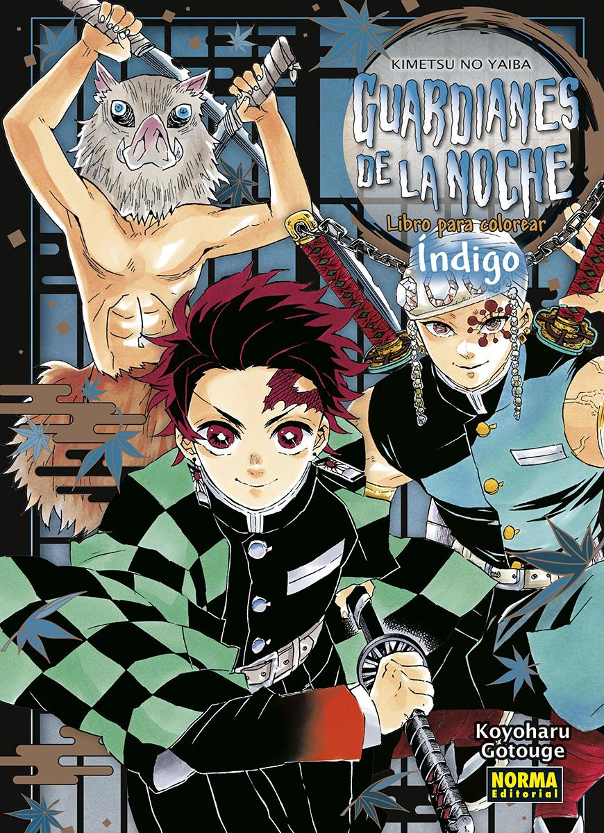 Guardianes de la noche libro para colorear indigo | N0123-NOR04 | Koyoharu Gotouge | Terra de Còmic - Tu tienda de cómics online especializada en cómics, manga y merchandising