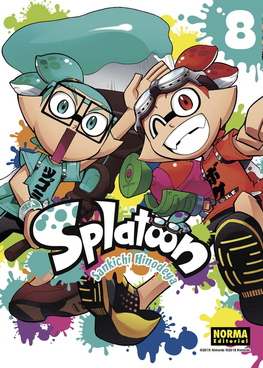 Splatoon 8 | N1120-NOR35 | Sankichi Hinoyeda | Terra de Còmic - Tu tienda de cómics online especializada en cómics, manga y merchandising