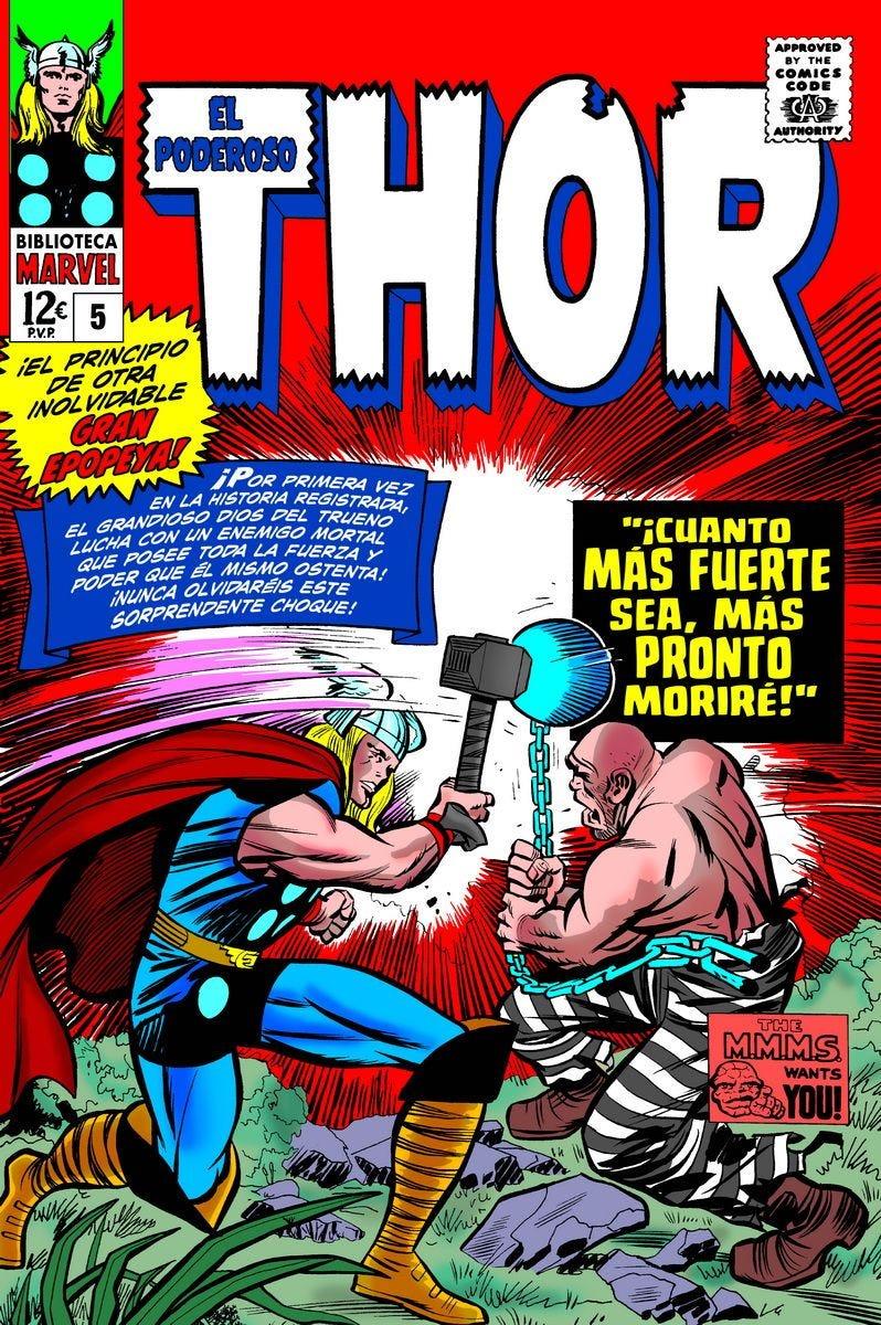 Biblioteca Marvel 33. El Poderoso Thor 5. 1965 | N1123-PAN48 | Jack Kirby, Stan Lee | Terra de Còmic - Tu tienda de cómics online especializada en cómics, manga y merchandising