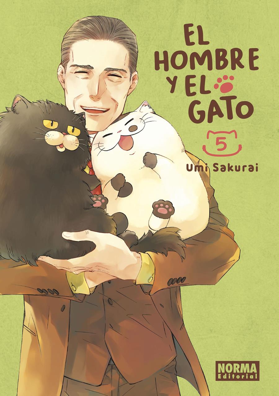 El hombre y el gato 05 | N0522-NOR37 | Umi Sakurai | Terra de Còmic - Tu tienda de cómics online especializada en cómics, manga y merchandising