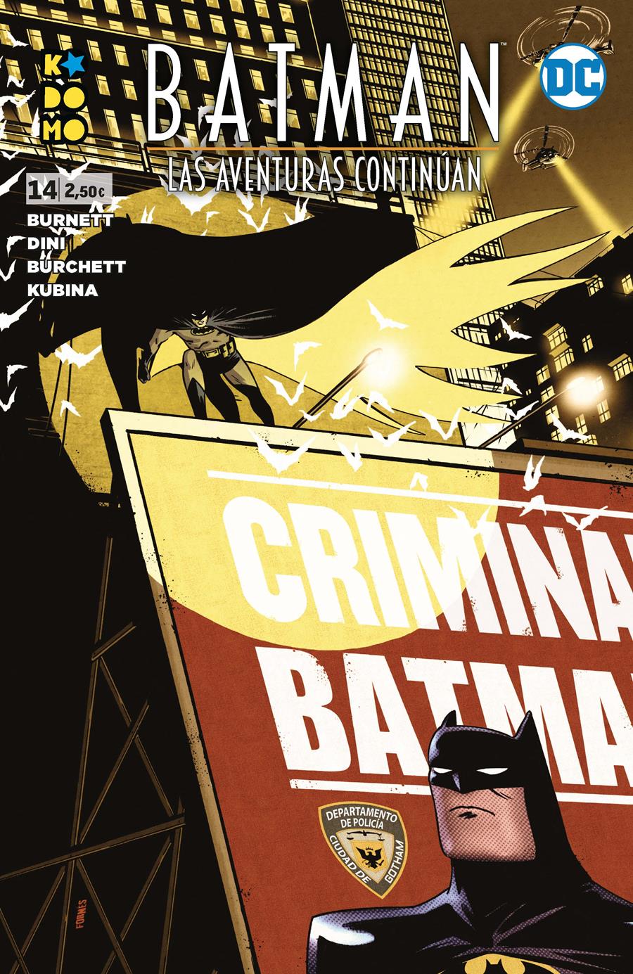 Batman: Las aventuras continúan núm. 14 | N0822-ECC43 | Alan Burnett / Paul Dini / Rick Burchett | Terra de Còmic - Tu tienda de cómics online especializada en cómics, manga y merchandising