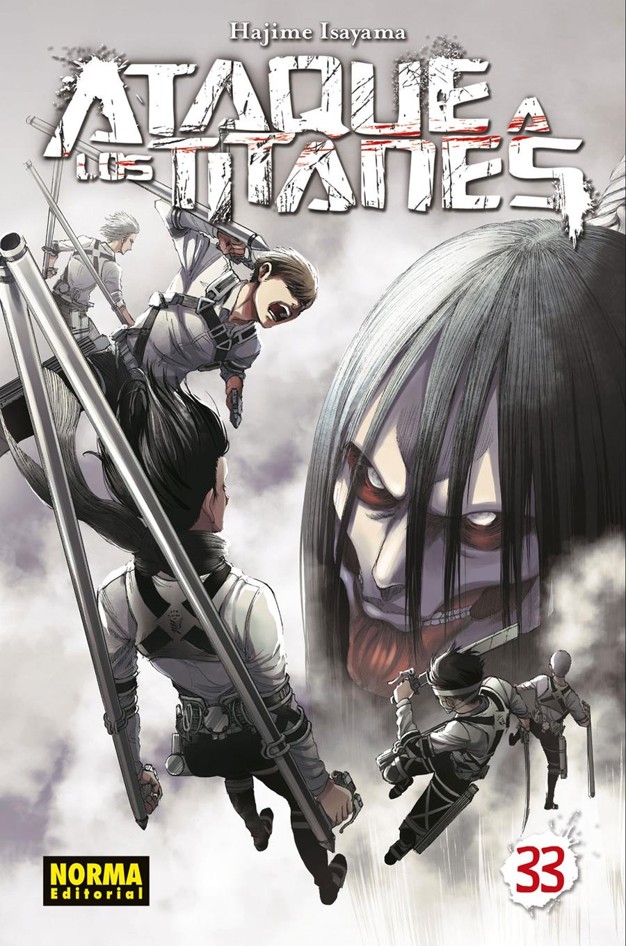 Ataque a los titanes 33 | N0621-NOR18 | Hajime Isayama | Terra de Còmic - Tu tienda de cómics online especializada en cómics, manga y merchandising