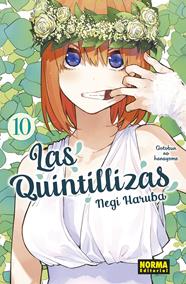 Las quintillizas 10 | N1221-NOR29 | Negi Haruba | Terra de Còmic - Tu tienda de cómics online especializada en cómics, manga y merchandising