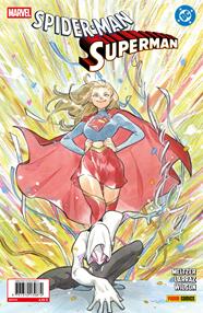 Spiderman / Superman 1. Portada Peach Momoko | N0826-PAN33 | Gary Frank, Geoff Johns, Louise Simonson, Phil Noto, Stephanie Phillips, Pepe Larraz, Todd Nauck, Russell Dauterman, Joe Kelly, Dan Slott, Jim Cheung, Marcos Martín, Humberto Ramos, Jason Aaron, Brad Meltzer, Jeph Loeb, Sara Pichelli | Terra de Còmic - Tu tienda de cómics online especializada en cómics, manga y merchandising