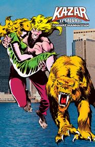 Marvel Limited Edition. Ka-zar el salvaje. Tomaré Manhattan | N0122-PAN000 | Bruce Jones, Brent Anderson y Ron Frenz con Val Mayerik y Bob Hall | Terra de Còmic - Tu tienda de cómics online especializada en cómics, manga y merchandising