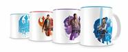 SET RESISTENCIA 4 MINI TAZAS CAFE CERAMICA STAR WARS EP VIII | N1219-MERCH51 | SD Toys | Terra de Còmic - Tu tienda de cómics online especializada en cómics, manga y merchandising