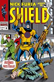 Biblioteca Marvel 107. Nick Furia, Agente de S.H.I.E.L.D 6. 1969 | N1125-PAN57 | Frank Springer, Roy Thomas, Sal Buscema, Steve Parkhouse, Dick Ayers, Barry Smith, Gary Friedrich, Herb Trimpe | Terra de Còmic - Tu tienda de cómics online especializada en cómics, manga y merchandising