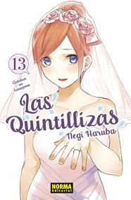 Las quintillizas 13 | N0722-NOR14 | Negi Haruba | Terra de Còmic - Tu tienda de cómics online especializada en cómics, manga y merchandising