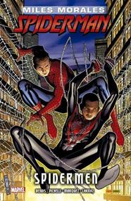 Ultimate Integral. Miles Morales: Spider-Man 2. Spidermen | N0920-PAN62 | Brian Michael Bendis, Sara Pichelli, David Marquez, Pepe Larraz | Terra de Còmic - Tu tienda de cómics online especializada en cómics, manga y merchandising