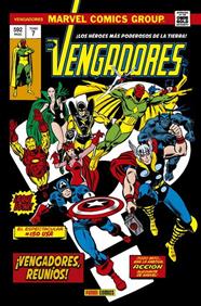 Marvel Gold. Los Vengadores 7. ¡Vengadores, reuníos! | N0419-PAN41 | George Pérez, Jim Shooter, Steve Englehart, Gerry Conway | Terra de Còmic - Tu tienda de cómics online especializada en cómics, manga y merchandising