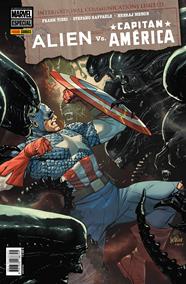Alien vs. Capitán América | N0726-PAN34 | Frank Tieri, Stefano Raffaele | Terra de Còmic - Tu tienda de cómics online especializada en cómics, manga y merchandising