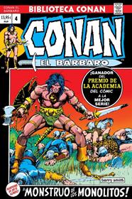 Biblioteca Conan. Conan el Bárbaro 4. 1972-73 | N0424-PAN37 | Roy Thomas, Barry Smith, Gil Kane | Terra de Còmic - Tu tienda de cómics online especializada en cómics, manga y merchandising