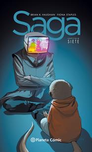 Saga nº 07 | N0917-PLA25 | Brian K. Vaughan, Fiona Staples | Terra de Còmic - Tu tienda de cómics online especializada en cómics, manga y merchandising