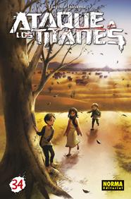 Ataque a los titanes 34 | N1021-NOR17 | Hajime Isayama | Terra de Còmic - Tu tienda de cómics online especializada en cómics, manga y merchandising